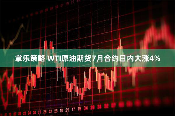 掌乐策略 WTI原油期货7月合约日内大涨4%