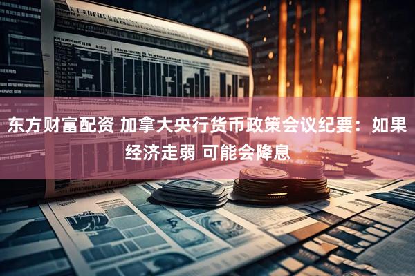 东方财富配资 加拿大央行货币政策会议纪要：如果经济走弱 可能会降息